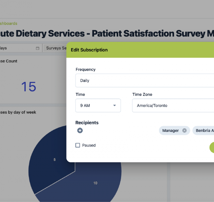 Dashboard Subscriptions