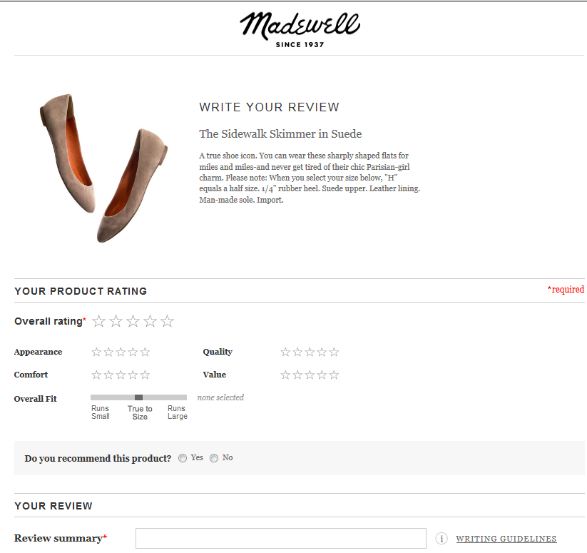Madewell Review