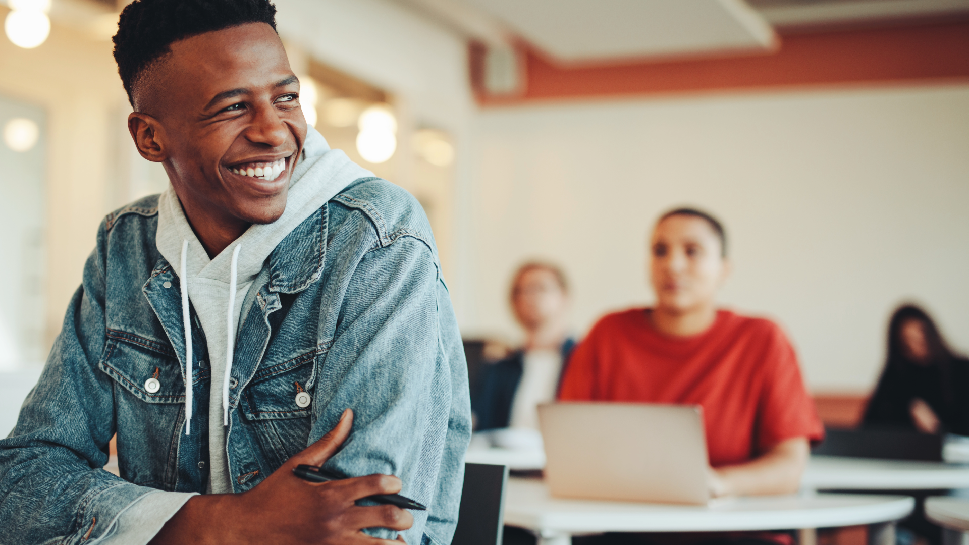 student smiling