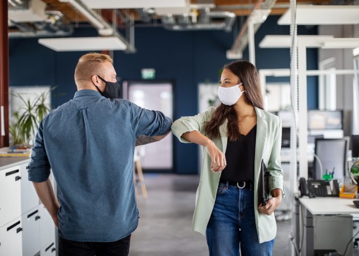 Colleagues at a Facility