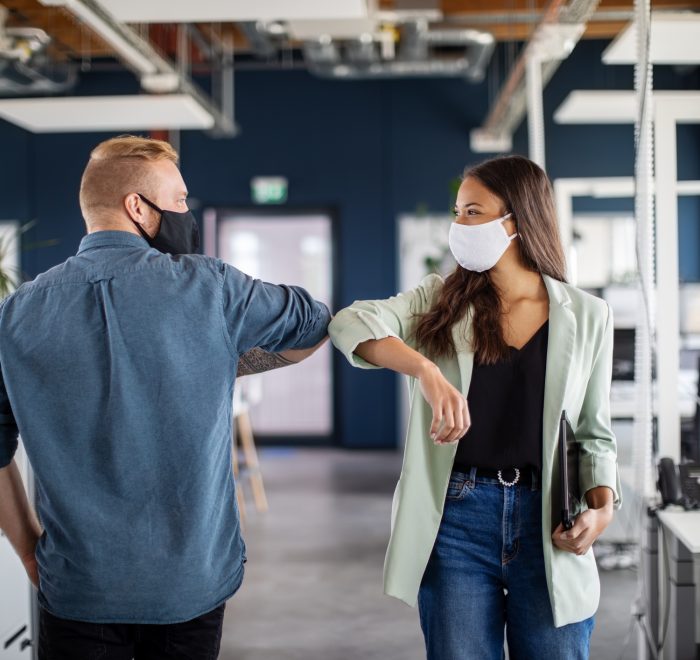 Colleagues at a Facility