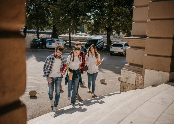 Students on Campus