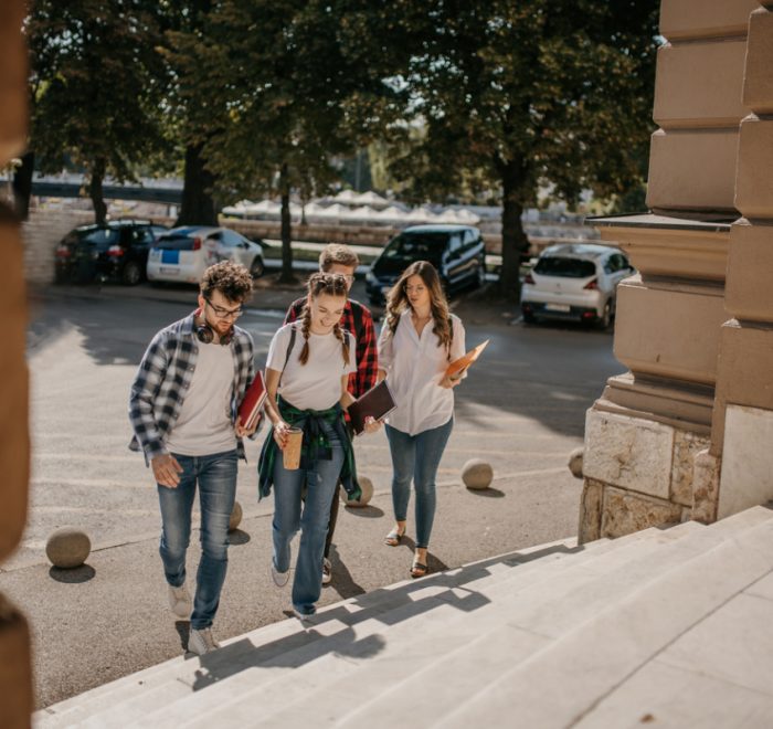 Students on Campus